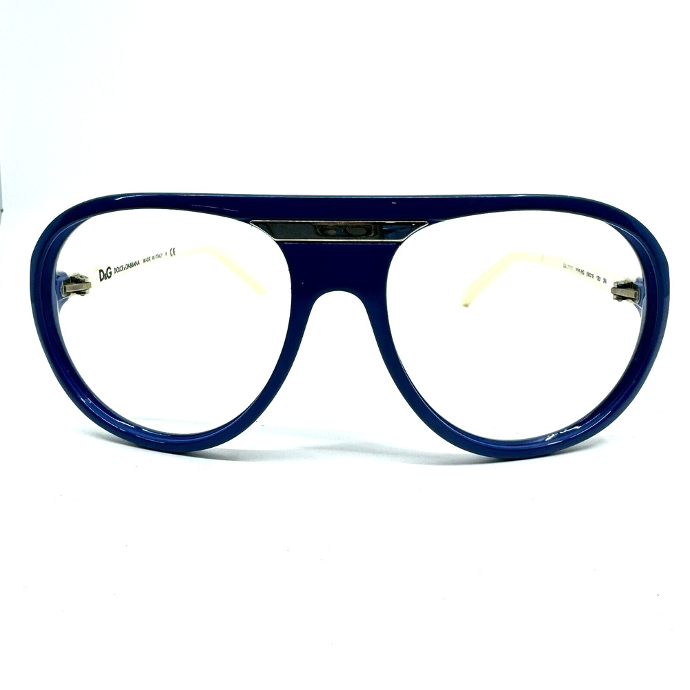 Dolce & Gabbana DG8073 1626/8G Blue White Pilot sunglasses Frames 59-16 H11809‎